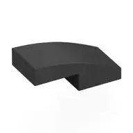 PLATE W. BOW 1X2X2/3
