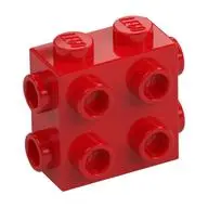 BRICK 1X2X1 2/3, W/ 8 KNOBS