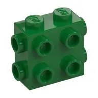 BRICK 1X2X1 2/3, W/ 8 KNOBS