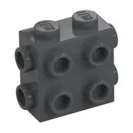 BRICK 1X2X1 2/3, W/ 8 KNOBS