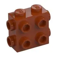 BRICK 1X2X1 2/3, W/ 8 KNOBS