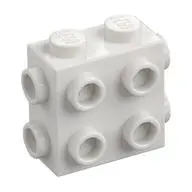 BRICK 1X2X1 2/3, W/ 8 KNOBS
