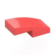 PLATE W. BOW 1X2X2/3