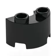 WALL ½ CIRCLE, 1X2, W/ 4.85 HOLE