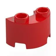 WALL ½ CIRCLE, 1X2, W/ 4.85 HOLE