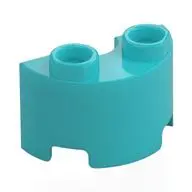 WALL ½ CIRCLE, 1X2, W/ 4.85 HOLE