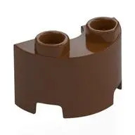 WALL ½ CIRCLE, 1X2, W/ 4.85 HOLE