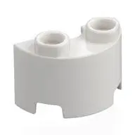 WALL ½ CIRCLE, 1X2, W/ 4.85 HOLE