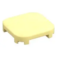 TILE 4X4X2/3, CIRCLE, W/O KNOBS