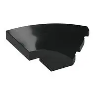 BRICK 2X4X1, HALF BOW W/ CUT, RIGHT