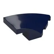 BRICK 2X4X1, HALF BOW W/ CUT, RIGHT