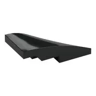 BRICK 2X4X1, HALF BOW W/ CUT, LEFT