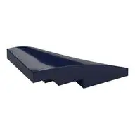 BRICK 2X4X1, HALF BOW W/ CUT, LEFT