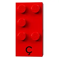 BRICK 2X4, BRAILLE,NO.92