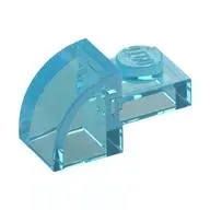 BRICK, 1X2X1, BOW, W/ CUTOUT