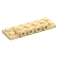 PLATE 2X6X2/3 W 4 HOR. KNOB
