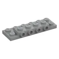 PLATE 2X6X2/3 W 4 HOR. KNOB