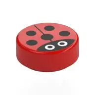 FLAT TILE 1X1, ROUND, NO. 145