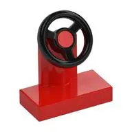 CONSOLE W WHEEL RED/BLAC