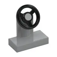 CONSOLE W. WHEEL GREY/BLACK