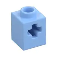 BRICK 1X1, W/ CROSS HOLE     