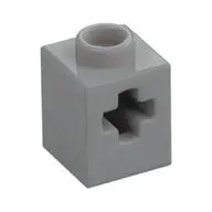 BRICK 1X1, W/ CROSS HOLE     