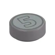 FLAT TILE 1X1, ROUND, NO. 149