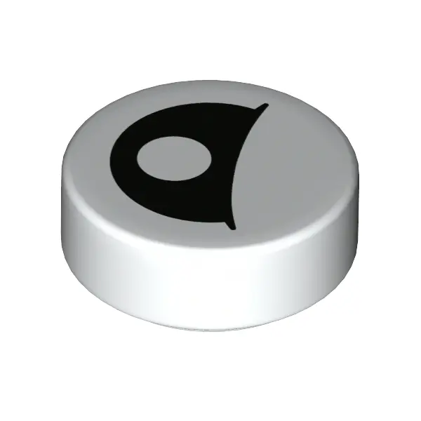 FLAT TILE 1X1, ROUND, NO. 150