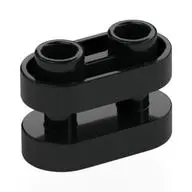 BRICK1X2, ROUNDED, W/ 3.2 SHAFT, NO. 1