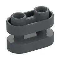 BRICK1X2, ROUNDED, W/ 3.2 SHAFT, NO. 1