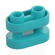 BRICK1X2, ROUNDED, W/ 3.2 SHAFT, NO. 1