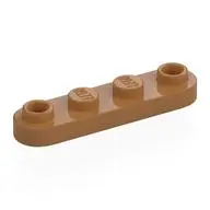 PLATE 1X4, ROUNDED, NO. 1