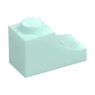BRICK 1X2, OUTSIDE HALF ARCH, NO. 1