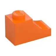 BRICK 1X2, OUTSIDE HALF ARCH, NO. 1