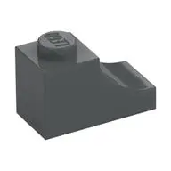 BRICK 1X2, OUTSIDE HALF ARCH, NO. 1