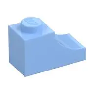 BRICK 1X2, OUTSIDE HALF ARCH, NO. 1