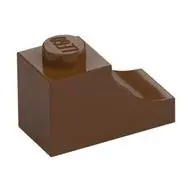 BRICK 1X2, OUTSIDE HALF ARCH, NO. 1