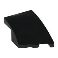 BRICK 2X3, OUTSIDE BOW, RIGHT