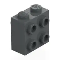 BRICK 1X2X2, W/ 8 KNOBS