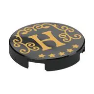 FLAT TILE 2X2, ROUND, NO. 1231