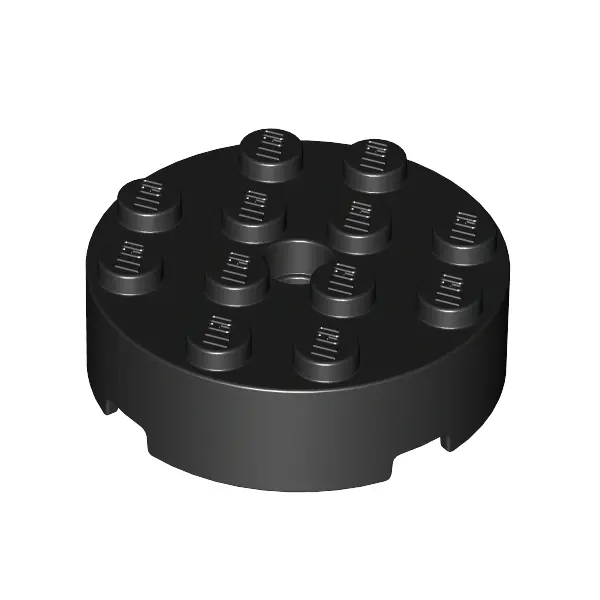 BRICK 4X4 ROUND W/ Ø4.9 W/ CLICK