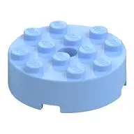 BRICK 4X4 ROUND W. Ø4.9 W. KL.