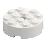 BRICK 4X4 ROUND W. Ø4.9 W. KL.