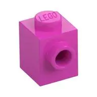 BRICK 1X1 W. 1 KNOB