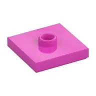 PLATE 2X2 W 1 KNOB