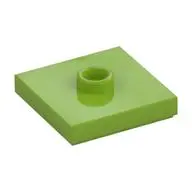 PLATE 2X2 W 1 KNOB
