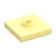 PLATE 2X2 W 1 KNOB