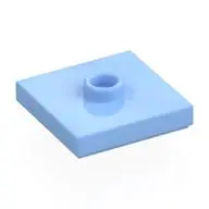 PLATE 2X2 W 1 KNOB