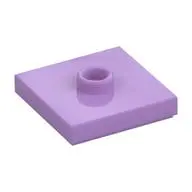 PLATE 2X2 W 1 KNOB