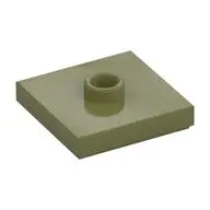 PLATE 2X2 W 1 KNOB